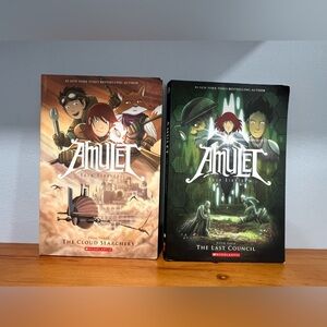 AMULET By Kazu Kibuishi Lot of 2 Graphic Novel Books #3 & #4 PreLoved Minor Wear
